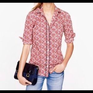 J Crew Liberty Betsy Ann Boy Shirt